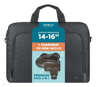 MOBILIS Torba za laptop 16", crna